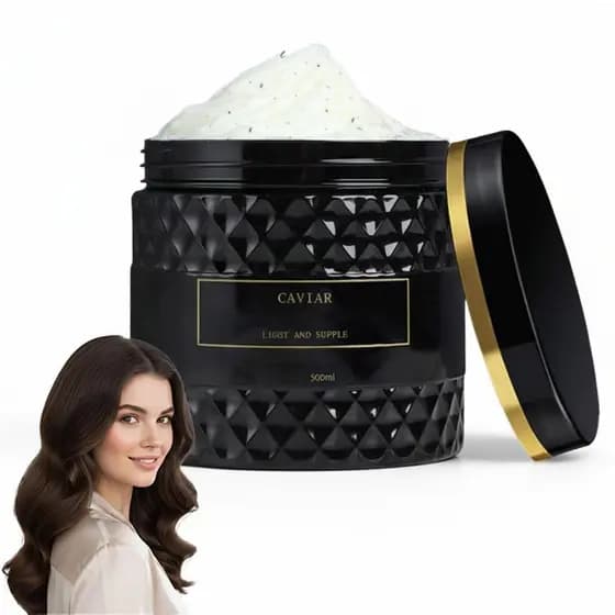 Máscara Capilar Coreana Caviar Bloom - Condicionador Máscara Capilar de Reparação Profunda com Caviar. Repara profundame