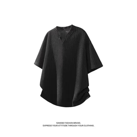 Camiseta masculina de manga curta com padrão de osso de corvo americano verão Street Wear solto Casual All-Match adolesc