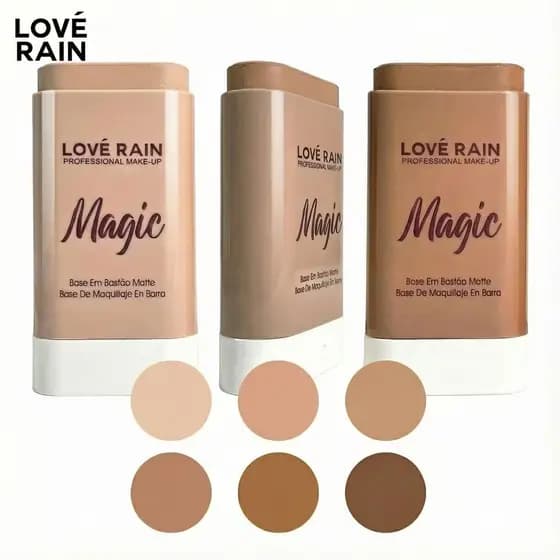 Love Rain 6 Sè fěndǐ bàng Bastão de base de 6 cores Base Maquiagem Pele Maquiagem para calor Pele