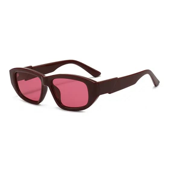 Retro quadrado óculos de sol feminino masculino retro grande retangular óculos de sol quadro grosso 90s UV400 óculos de