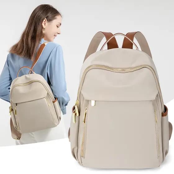Jijia bolsa feminina mochila feminina 2026 novo estilo moda na moda Commuter trabalho simples grande capacidade lazer mo