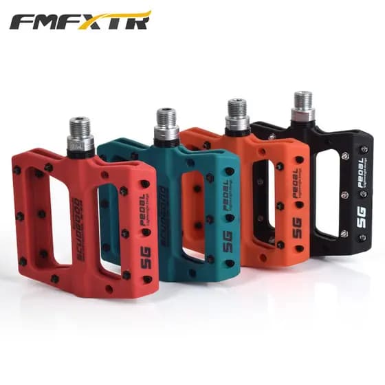 Mountain Bike bicicleta pedal de rolamento de fibra de náilon pedal de rolamento de mosca morta Anti-deslizamento grande