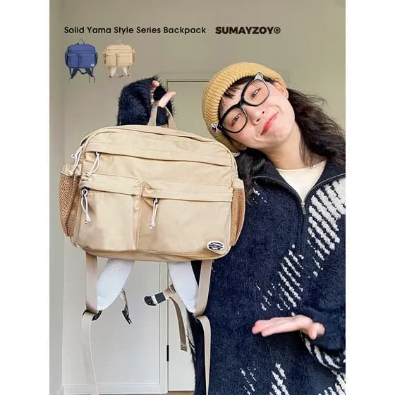 SUMAYZOY Mochila Feminina Masculina Mochila 2026 Novo Estilo Montanhismo Design de Viagem Nicho Commuter Mochila