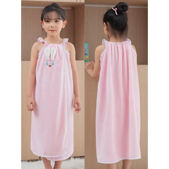 Banho infantil absorve água de secagem rápida