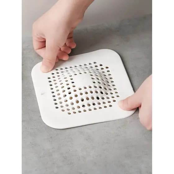 Tampa de drenagem de chão de Silicone japonês, saída de drenagem de banheiro, filtro de cabelo, rede de drenagem de chão