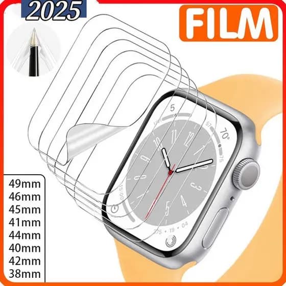 Protetor De Tela TPU Para app watch s11 smartwatch 3 4 5 6 7 8 9 10 se ultra2 3 46mm/49mm Filme