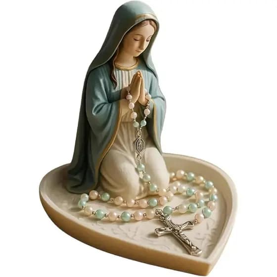 Estátua de Nossa Senhora de Ochin, Rosário de Nossa Senhora, Porta-Rosário, Estátua de Nossa Senhora, Presente Católico