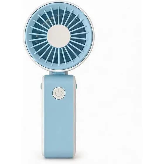 Ventilador portátil dobrável de mão, mini ventilador pessoal recarregável por USB, 180 ° Ventilador ajustável de 3 veloc