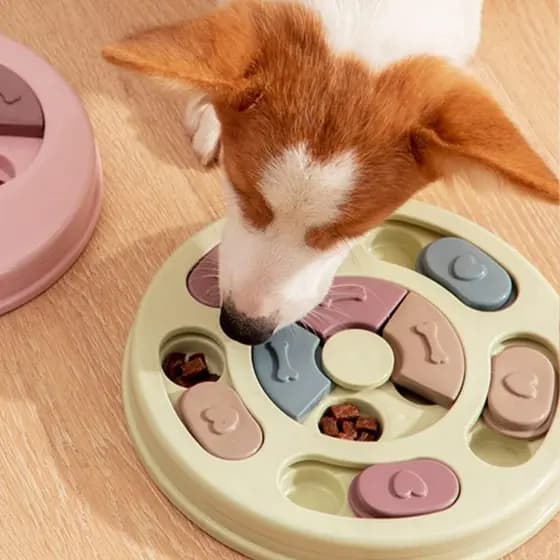 Brinquedo Comedouro Interativo Quebra Cabeça Tabuleiro Cães