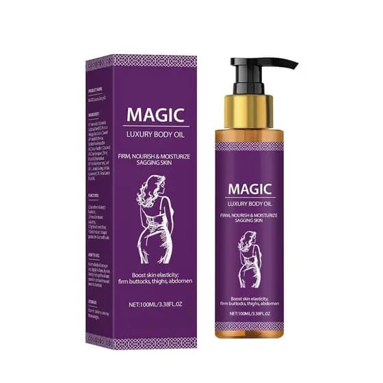 Óleo emagrecedor, luxuoso óleo hidratante para o corpo, adequado para mulheres, contém ingredientes vegetais naturais, é