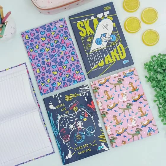 Caderno Pequeno ¼ Brochura Capa Dura D+ 14 x 20 cm 96 Folhas - Tilibra