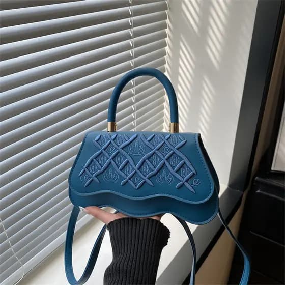 Bolsa de mão, bolsa de ombro, bolsa transversal, bolsa de design moderno 2026, design de nicho elegante, bolsa feminina