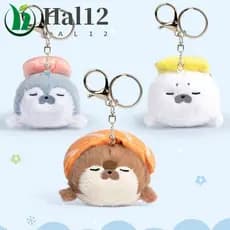 HALB Selo Chaveiro De Pelúcia , Saco De Vida Marinha Charme Boneca Lontra Do Mar , Simulação Kawaii Realista Sushi Pinge