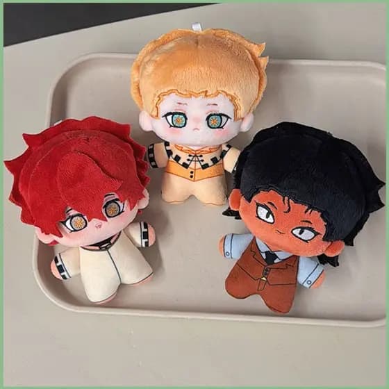 DC1 Para Comer Um Deus Septem nulla unum Plushie Jogo Merch Bonito Pelúcia Algodão Boneca Bolsa Charme