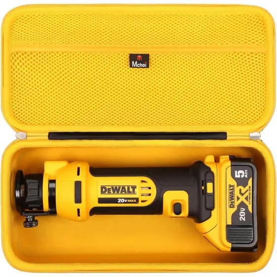 Estojo Rígido Mchoi Compatível com Ferramenta de Corte de Drywall DEWALT 20V MAX DCE555B/ DCE555D2/ DCS551B, Somente o E