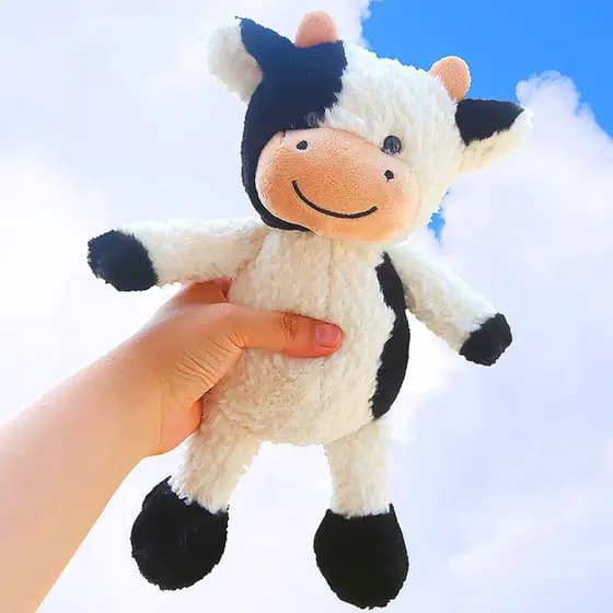 Crianças Brinquedo 30cm Macio Plushie Vaca Brinquedos De Pelúcia Animal Leite Gado Bonecas Para