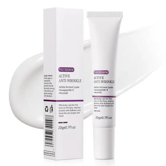 Creme para os Olhos, Creme Anti-Rugas Ativo com 5% de Pro-Xylane, Fórmula Coreana para Cuidados com a Pele, Reduz Olheir