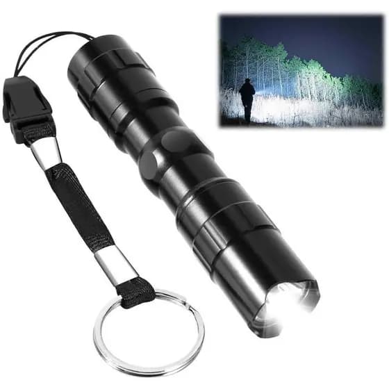 Lanterna LED, mini lanterna de alto lúmen, lanterna portátil para camping, lanterna multifuncional ultra-brilhante e pot