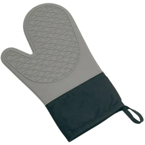 Luva Térmica de Silicone Cozinha Churrasco com Manga Forro Resistente Altas e Baixas Temperaturas