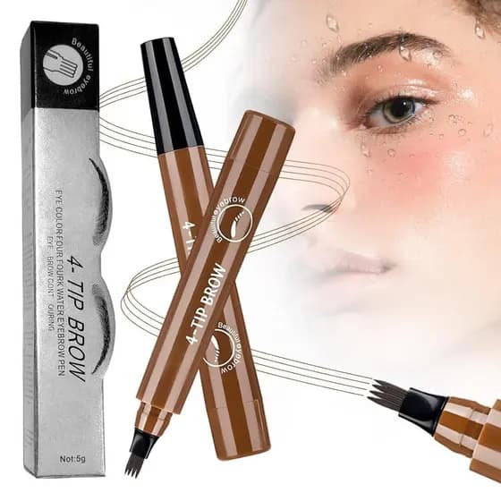 Lápis de Sobrancelha Microblading Atualizado 2026, Lápis Mágico para Contorno de Sobrancelhas com Ponta Micro-Garfo, Pin