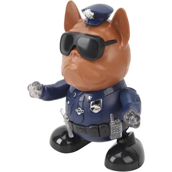 Brinquedo Robô Cão Dançante para Crianças - Animal de Estimação Elétrico Interativo com Música e Luz
