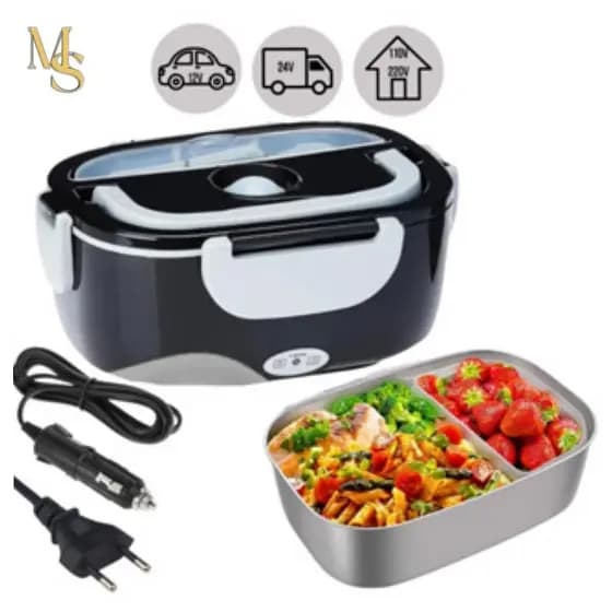 Marmita Elétrica Veicular Tomada Bivolt 110V/220V E 12V/24V Marmita Térmica Para Comida