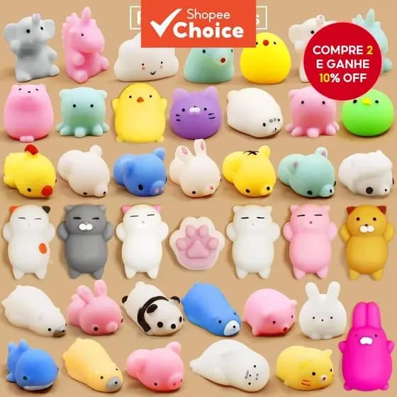 100 Peças Brinquedos Antiestresse Para Crianças , Lembrancinhas Aniversário , Slime E Moles