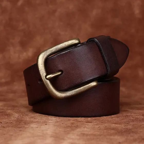 cinto masculino social cinto masculino couro legítimo Novo estilo água tingido Retro artesanal cinto masculino couro gen