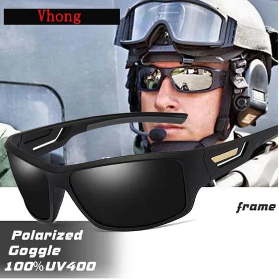 Óculos de Sol Táticos Polarizados Masculinos Anti-radiação UV400 34SS