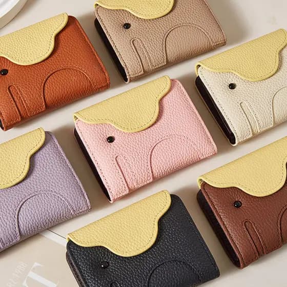 carteira masculina carteira masculina com ziper Macaron titular do cartão de couro genuíno 2026 novo estilo senhoras lev