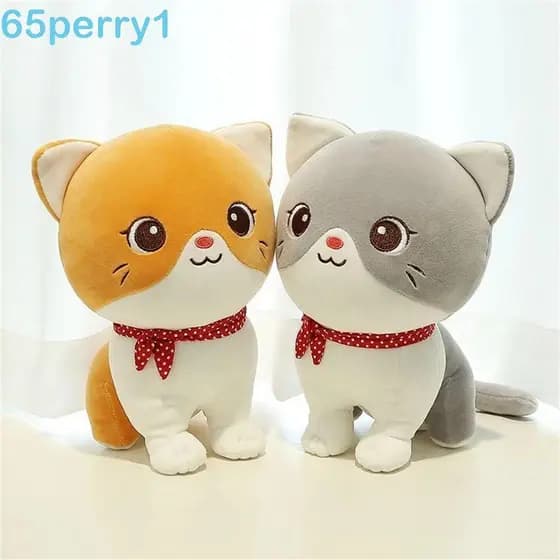 PERRY1 Brinquedos De Pelúcia Brinquedo Para Bebê Boneca De Gato Dormindo Macio E Fofo Animal De Simulação