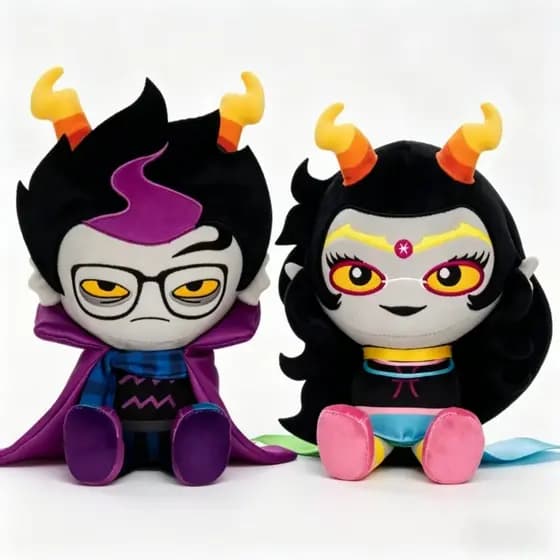 Homestuck Pelúcia Eridan Ampora Feferi Peixes 19cm Macio Boneca Anime Figura Brinquedo Para Fãs Presente