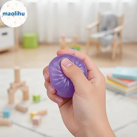 Maolihu Brinquedo De Bolinho Mole Macio Para Alívio Do Estresse Bun Fidget Espaço De Trabalho Doméstico BR