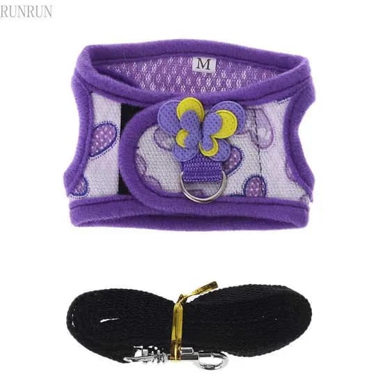 RUNRUN Ajustável Furão Hamster Arnês Colete Trela Corda Pet Mouse Bebê Coelho Esquilo