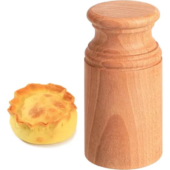 Molde de Madeira para Tortas - Ferramenta de Cozinha Primitiva para Fazer Tortas
