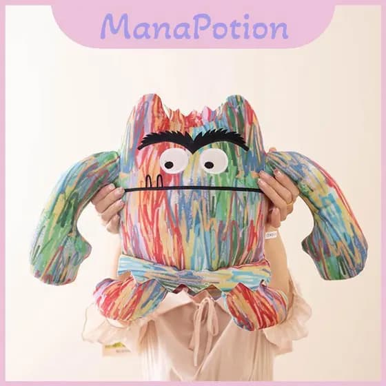 Emotion Monster Plush Toy Colorido E Irresistível Vários Tamanhos