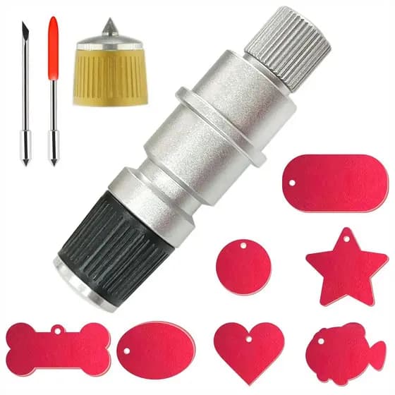 CB09 para Ferramenta de Suporte de Ponta de Gravação e Corte Silhouette Cameo, 2 Lâminas de Corte para Vinil e Tecido e