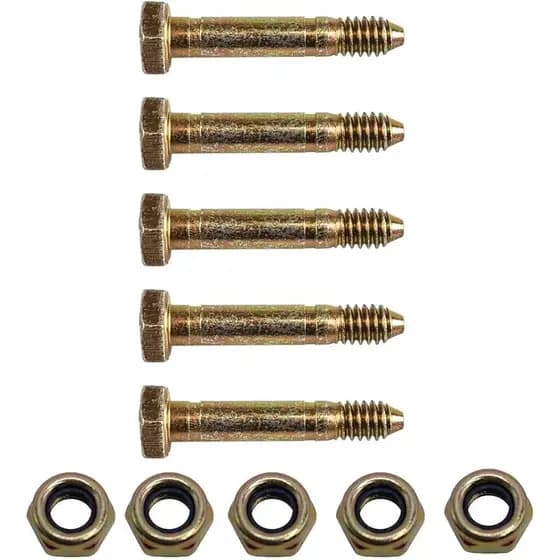 53200500 Parafuso de cisalhamento e porcas de 1/4" para soprador de neve Ariens ST624E ST520E ST520 ST724 05907100 51001