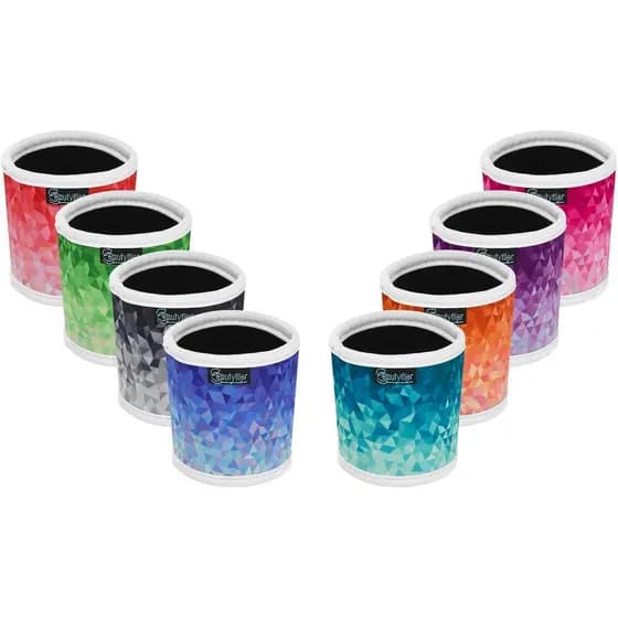 Beautyflier 8 peças de capas isolantes para café/Chá/Bebidas Frias, antiderrapantes, de neoprene, 2,5 mm de espessura, d