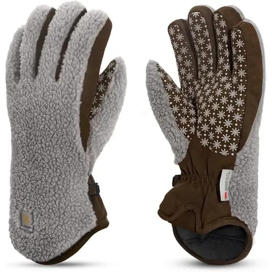 Women's Sherpa Gloves Warm Gloves for Cold Weather Winter