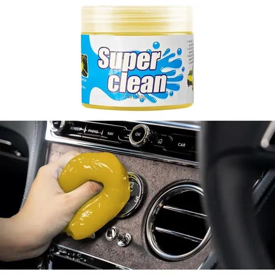 Gel de Limpeza para Carros, Suprimentos de Limpeza Automotiva, Graxa para Limpeza de Carros, Kit Universal de Limpeza Au