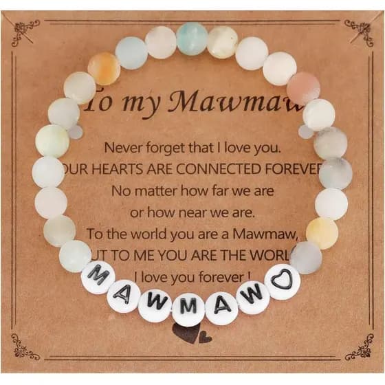Presentes para a Mawmaw: Pulseira Feminina da Neta, a Melhor Joia do Mundo para a Mawmaw