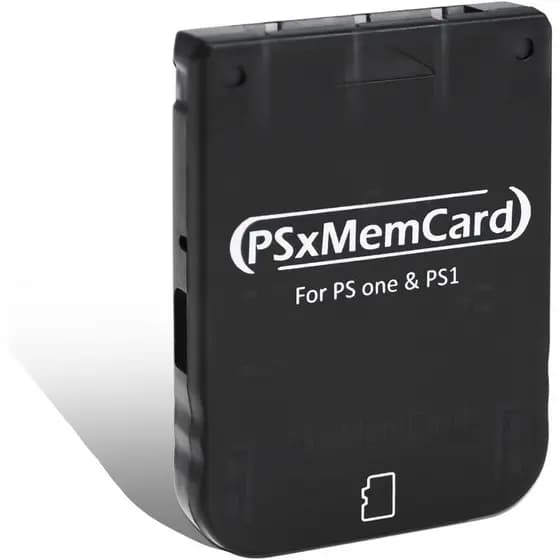 Cartão de Memória PS1 com Cartão Micro SD de 512MB, Cartão de Memória de Alta Velocidade para Consoles PS1 e PS One, Sup