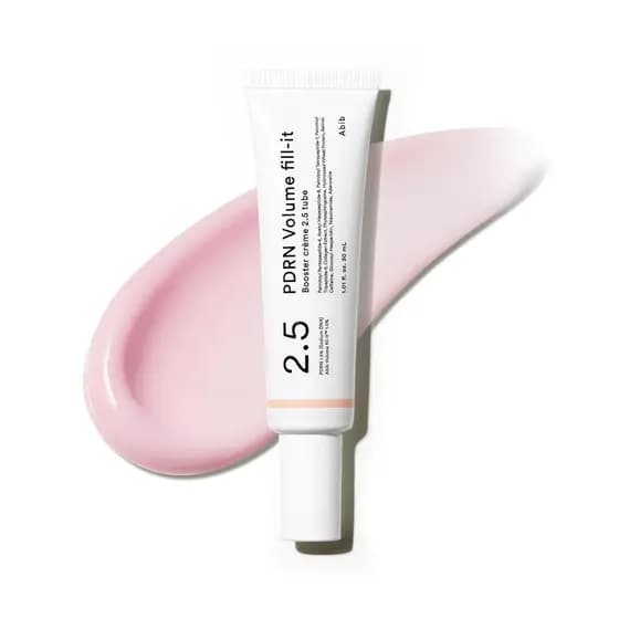 AbibPDRNVolumefill-itBooster2.5tube | Preenchimento de Volume Facial com PDRN 15.000 ppm, Peptídeos e Retinal | Testa, l
