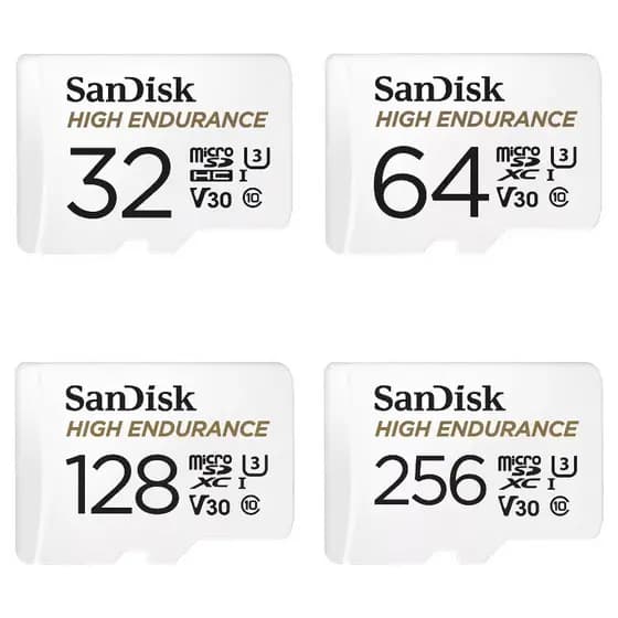 Cartão SanDisk TF 32G 64G 128G 256G 512G Cartão de memória de monitoramento de segurança V30 U3