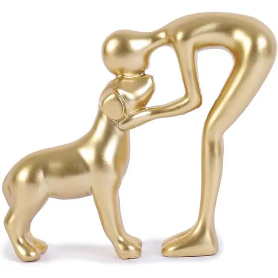 Pet Memorial Gifts for Dogs,Cute Dog Desk Figurines Statue, Unique Mini Shelf Decor for The Home,Room,Bathroom,Office,Lo