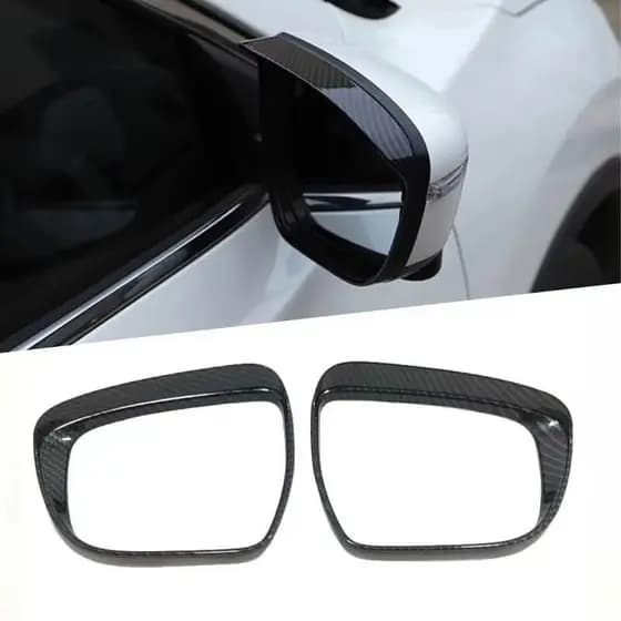 Adequado para Mitsubishi Outlander 2013-2020, viseira de chuva para espelho retrovisor e decoração de capa de espelho re