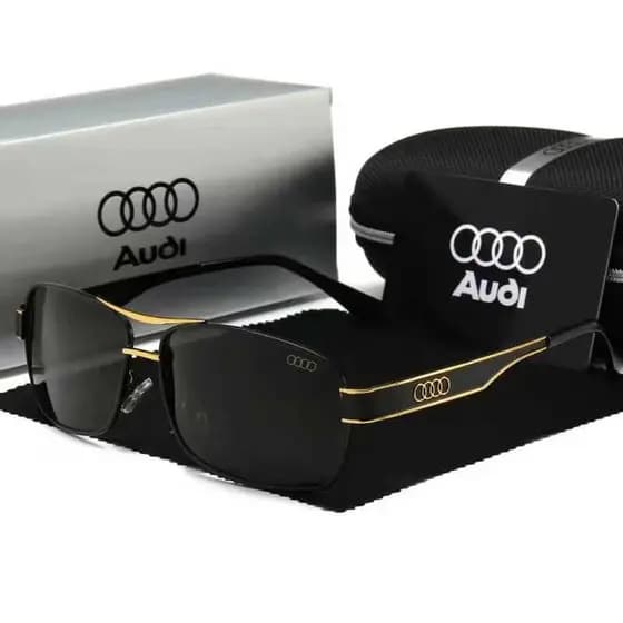 Audi óculos de sol de armação quadrada moda masculina óculos polarizados motorista óculos de pesca masculino 553