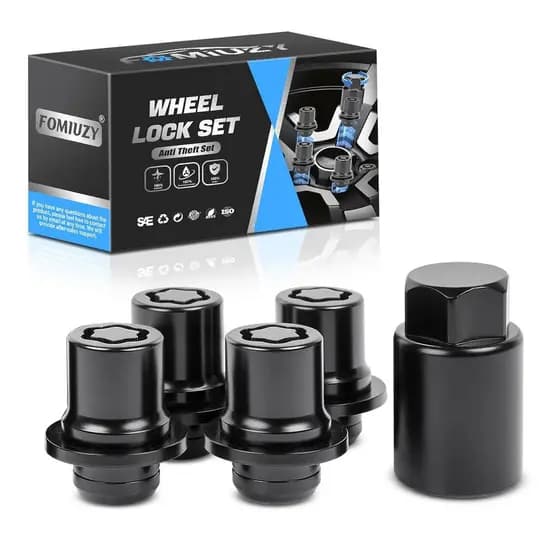 Conjunto de Porcas de Segurança para Rodas M12 x 1.5 Antifurto Compatível com Toyota Camry Tacoma Corolla Highlander Ava