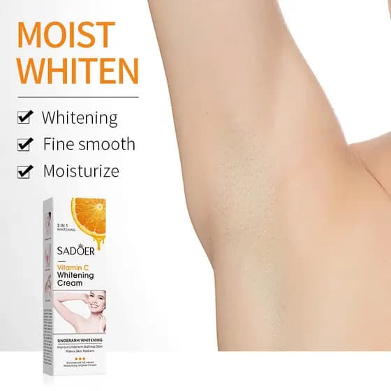 VC Creme Clareador de Axilas 50g SADOER Vitamina C Creme de Cuidados Corporais Produto de Cuidados com a Pele D6OI
